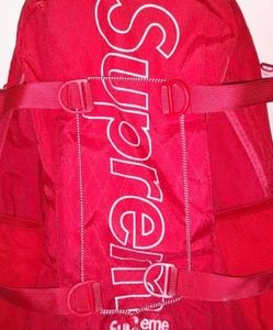 Red Supreme Bookbag